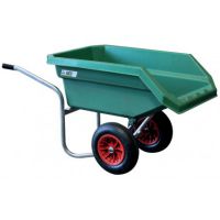Broette à fumier intégralement basculante