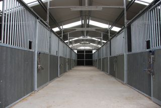 L‘intérieur de la struture du barn Westland