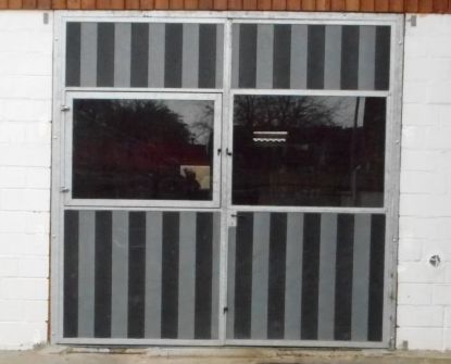Porte de grange coulissante- conception sur mesures